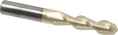 Accupro - 5/8" Diam, 2-1/2" LOC, 2 Flute Solid Carbide Ball End Mill - ZrN Finish, Single End, 5" OAL, 5/8" Shank Diam, Spiral Flute - Americas Industrial Supply