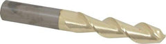 Accupro - 3/4" Diam, 3-1/4" LOC, 2 Flute Solid Carbide Ball End Mill - ZrN Finish, Single End, 6" OAL, 3/4" Shank Diam, Spiral Flute - Americas Industrial Supply