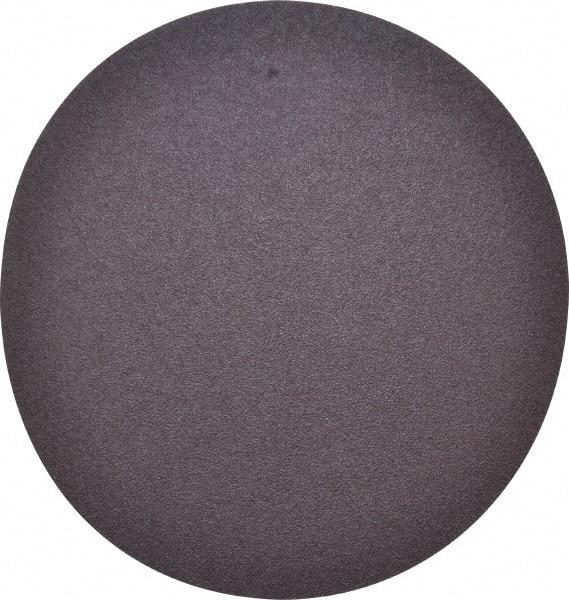 Norton - 15" Diam, 36 Grit Aluminum Oxide Adhesive PSA Disc - Very Coarse, Brown, X Weighted Cloth Backing, Flexible - Americas Industrial Supply