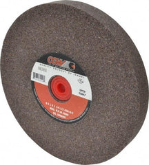 Camel Grinding Wheels - 36 Grit Aluminum Oxide Bench & Pedestal Grinding Wheel - 8" Diam x 1-1/4" Hole x 1" Thick, 3600 Max RPM, O Hardness, Very Coarse Grade , Vitrified Bond - Americas Industrial Supply