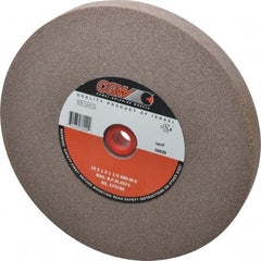 Camel Grinding Wheels - 60 Grit Aluminum Oxide Bench & Pedestal Grinding Wheel - 10" Diam x 1-1/4" Hole x 1" Thick, 2483 Max RPM, M Hardness, Medium Grade , Vitrified Bond - Americas Industrial Supply