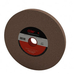 Camel Grinding Wheels - 60 Grit Aluminum Oxide Bench & Pedestal Grinding Wheel - 12" Diam x 1-1/2" Hole x 2" Thick, 2220 Max RPM, M Hardness, Medium Grade , Vitrified Bond - Americas Industrial Supply