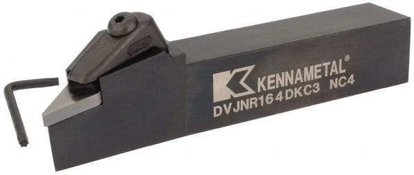 Kennametal - DVJN, Right Hand Cut, 1" Shank Height x 1" Shank Width, Negative Rake Indexable Turning Toolholder - 6" OAL, VN.. 432 Insert Compatibility, Series Kenclamp - Americas Industrial Supply