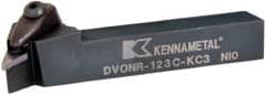 Kennametal - DVON, Right Hand Cut, 17.5° Lead Angle, 3/4" Shank Height x 3/4" Shank Width, Negative Rake Indexable Turning Toolholder - 5" OAL, VN..33. Insert Compatibility, Series Kenclamp - Americas Industrial Supply