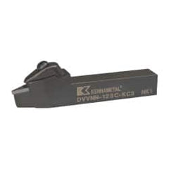 Kennametal - DVVN, Neutral Cut, 0° Lead Angle, 3/4" Shank Height x 3/4" Shank Width, Negative Rake Indexable Turning Toolholder - 5" OAL, VN..33. Insert Compatibility, Series Kenclamp - Americas Industrial Supply