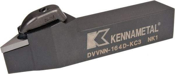 Kennametal - DVVN, Neutral Cut, 0° Lead Angle, 1" Shank Height x 1" Shank Width, Negative Rake Indexable Turning Toolholder - 6" OAL, VN..43. Insert Compatibility, Series Kenclamp - Americas Industrial Supply