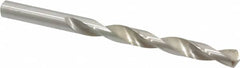 Interstate - Letter S 118° High Speed Steel Jobber Drill - Bright Finish, Right Hand Cut, Spiral Flute, Straight Shank, 4-7/8" OAL, Standard Point - Americas Industrial Supply
