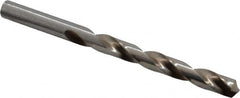 Interstate - Letter U 118° High Speed Steel Jobber Drill - Bright Finish, Right Hand Cut, Spiral Flute, Straight Shank, 5" OAL, Standard Point - Americas Industrial Supply
