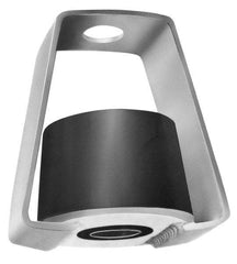 Mason Ind. - 500 to 1,000 Lb Capacity, 0.2 to 0.4" Deflection, HDBS, Vibration Control Hanger - 3-1/4" Long x 4-1/4" Wide x 4-1/2" High x 3-1/4" Deep, 3/4" Max Rod Diam, 3" Lower Rod Penetration, Blue - Americas Industrial Supply