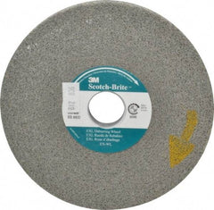 3M - 6" Diam, 1/2" Face Width, 1" Center Hole, Medium Grade, Silicon Carbide Deburring Wheel - Convolute, Hard Density 8 Grade, 6,000 RPM - Americas Industrial Supply