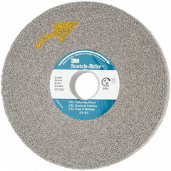 3M - 6" Diam, 1" Face Width, 1" Center Hole, Medium Grade, Silicon Carbide Deburring Wheel - Convolute, Hard Density 8 Grade, 6,000 RPM - Americas Industrial Supply