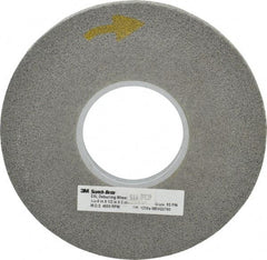 3M - 8" Diam, 1/2" Face Width, 3" Center Hole, Fine Grade, Silicon Carbide Deburring Wheel - Convolute, Hard Density 9 Grade, 4,500 RPM - Americas Industrial Supply