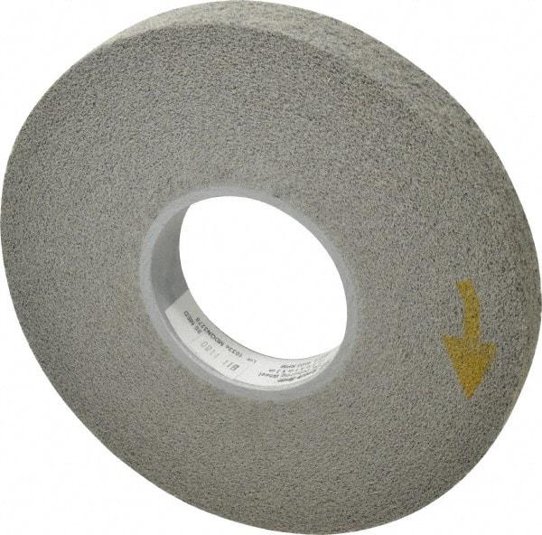 3M - 8" Diam, 1" Face Width, 3" Center Hole, Medium Grade, Silicon Carbide Deburring Wheel - Convolute, Hard Density 8 Grade, 4,500 RPM - Americas Industrial Supply