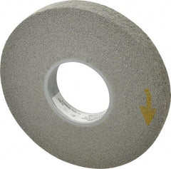 3M - 8" Diam, 1" Face Width, 3" Center Hole, Medium Grade, Silicon Carbide Deburring Wheel - Convolute, Hard Density 8 Grade, 4,500 RPM - Americas Industrial Supply