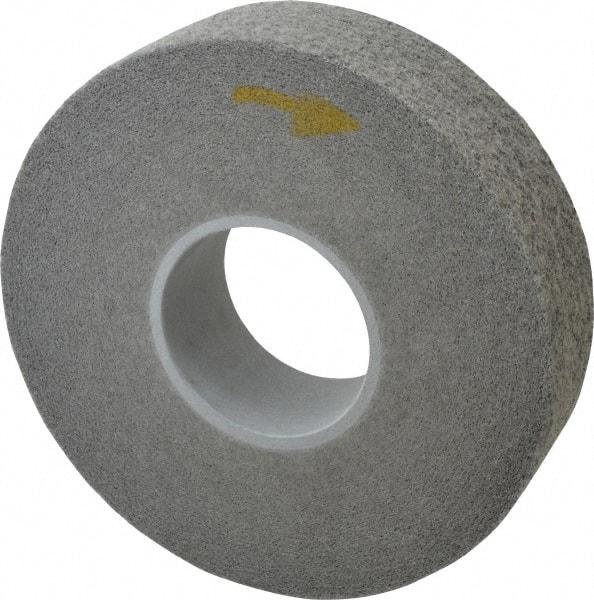 3M - 8" Diam, 2" Face Width, 3" Center Hole, Fine Grade, Silicon Carbide Deburring Wheel - Convolute, Hard Density 9 Grade, 4,500 RPM - Americas Industrial Supply