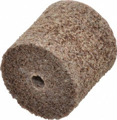 3M - 1" Diam, 1" Face Width, 3/16" Center Hole, Medium Grade, Aluminum Oxide Deburring Wheel - Unitized, Hard Density 8 Grade, 35,100 RPM - Americas Industrial Supply