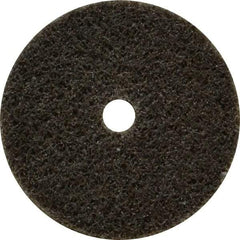 3M - 1-1/2" Diam, 1/8" Face Width, 3/16" Center Hole, Medium Grade, Aluminum Oxide Deburring Wheel - Unitized, Hard Density 6 Grade, 30,100 RPM - Americas Industrial Supply