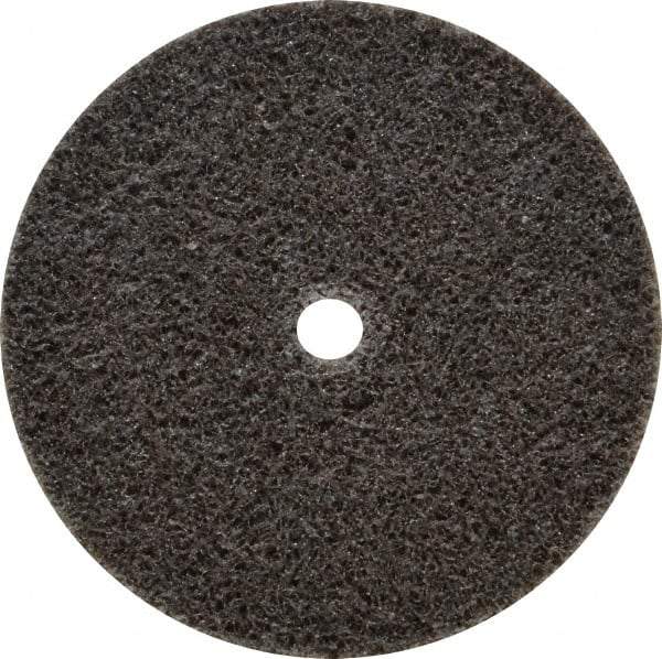 3M - 2" Diam, 1/8" Face Width, 3/16" Center Hole, Medium Grade, Aluminum Oxide Deburring Wheel - Unitized, Hard Density 6 Grade, 22,100 RPM - Americas Industrial Supply