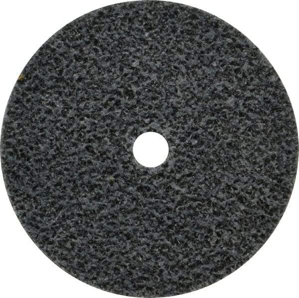 3M - 2" Diam, 1/4" Face Width, 1/4" Center Hole, Medium Grade, Aluminum Oxide Deburring Wheel - Unitized, Soft Density 2 Grade, 16,100 RPM - Americas Industrial Supply