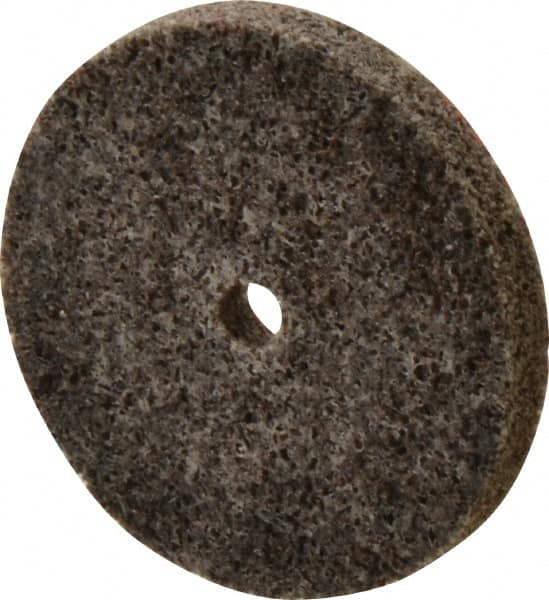 3M - 2" Diam, 1/4" Face Width, 1/4" Center Hole, Coarse Grade, Aluminum Oxide Deburring Wheel - Unitized, Hard Density 8 Grade, 22,100 RPM - Americas Industrial Supply