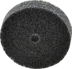 3M - 2" Diam, 1/2" Face Width, 1/4" Center Hole, Fine Grade, Silicon Carbide Deburring Wheel - Unitized, Soft Density 2 Grade, 16,100 RPM - Americas Industrial Supply