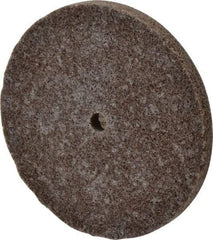 3M - 3" Diam, 1/4" Face Width, 1/4" Center Hole, Medium Grade, Aluminum Oxide Deburring Wheel - Unitized, Hard Density 8 Grade, 18,100 RPM - Americas Industrial Supply