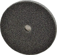 3M - 3" Diam, 1/4" Face Width, 3/8" Center Hole, Medium Grade, Aluminum Oxide Deburring Wheel - Unitized, Soft Density 2 Grade, 12,100 RPM - Americas Industrial Supply