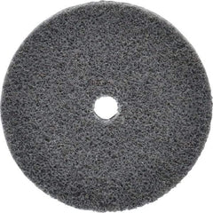 3M - 3" Diam, 1/4" Face Width, 3/8" Center Hole, Fine Grade, Silicon Carbide Deburring Wheel - Unitized, Soft Density 2 Grade, 12,100 RPM - Americas Industrial Supply