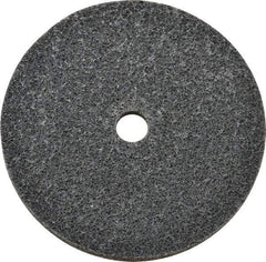 3M - 3" Diam, 1/4" Face Width, 3/8" Center Hole, Fine Grade, Silicon Carbide Deburring Wheel - Unitized, Hard Density 6 Grade, 18,100 RPM - Americas Industrial Supply