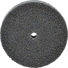 3M - 3" Diam, 1/2" Face Width, 1/4" Center Hole, Fine Grade, Silicon Carbide Deburring Wheel - Unitized, Soft Density 2 Grade, 10,000 RPM - Americas Industrial Supply