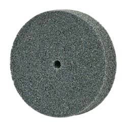 3M - 3" Diam, 3/4" Face Width, 1/4" Center Hole, Fine Grade, Silicon Carbide Deburring Wheel - Unitized, Soft Density 2 Grade, 10,000 RPM - Americas Industrial Supply