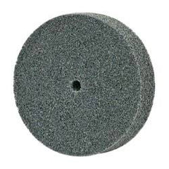 3M - 3" Diam, 3/4" Face Width, 1/4" Center Hole, Fine Grade, Silicon Carbide Deburring Wheel - Unitized, Soft Density 2 Grade, 10,000 RPM - Americas Industrial Supply
