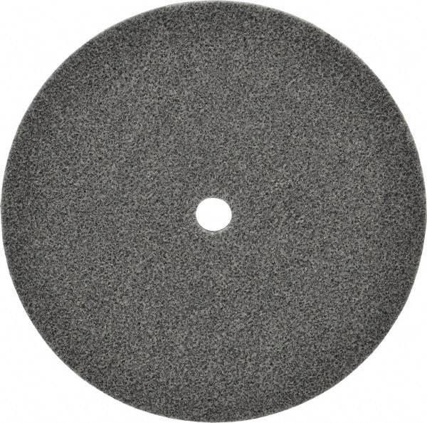 3M - 6" Diam, 1/4" Face Width, 1/2" Center Hole, Medium Grade, Aluminum Oxide Deburring Wheel - Unitized, Soft Density 2 Grade, 4,500 RPM - Americas Industrial Supply