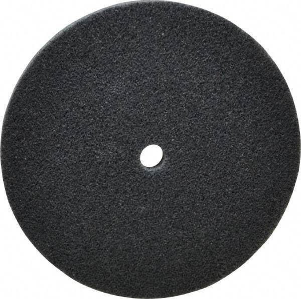 3M - 6" Diam, 1/2" Face Width, 1/2" Center Hole, Fine Grade, Silicon Carbide Deburring Wheel - Unitized, Soft Density 2 Grade, 5,000 RPM - Americas Industrial Supply