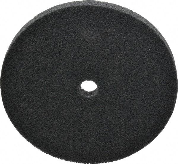 3M - 6" Diam, 1/2" Face Width, 5/8" Center Hole, Fine Grade, Silicon Carbide Deburring Wheel - Unitized, Soft Density 2 Grade, 5,000 RPM - Americas Industrial Supply