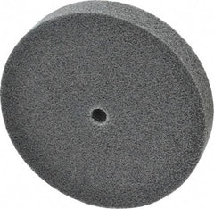 3M - 6" Diam, 1" Face Width, 1/2" Center Hole, Fine Grade, Silicon Carbide Deburring Wheel - Unitized, Soft Density 2 Grade, 5,000 RPM - Americas Industrial Supply