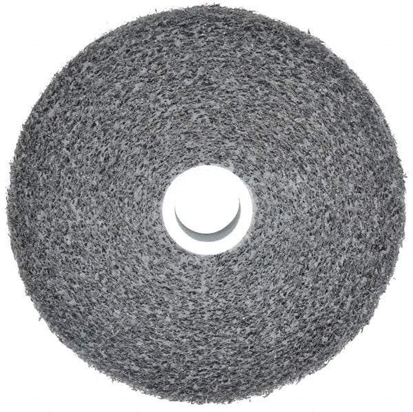 3M - 6" Diam, 1" Face Width, 1" Center Hole, Coarse Grade, Silicon Carbide Deburring Wheel - Convolute, Soft Density 2 Grade, 6,000 RPM - Americas Industrial Supply