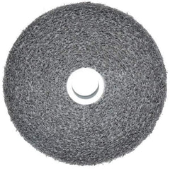 3M - 6" Diam, 1" Face Width, 1" Center Hole, Coarse Grade, Silicon Carbide Deburring Wheel - Convolute, Soft Density 2 Grade, 6,000 RPM - Americas Industrial Supply