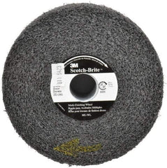 3M - 6" Diam, 2" Face Width, 1" Center Hole, Coarse Grade, Silicon Carbide Deburring Wheel - Convolute, Soft Density 2 Grade, 6,000 RPM - Americas Industrial Supply