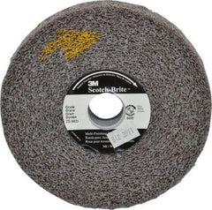 3M - 6" Diam, 1" Face Width, 1" Center Hole, Medium Grade, Silicon Carbide Deburring Wheel - Convolute, Soft Density 2 Grade, 6,000 RPM - Americas Industrial Supply