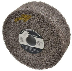 3M - 6" Diam, 2" Face Width, 1" Center Hole, Medium Grade, Silicon Carbide Deburring Wheel - Convolute, Soft Density 2 Grade, 6,000 RPM - Americas Industrial Supply