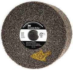 3M - 6" Diam, 4" Face Width, 1" Center Hole, Medium Grade, Silicon Carbide Deburring Wheel - Convolute, Soft Density 2 Grade, 6,000 RPM - Americas Industrial Supply