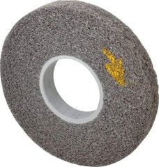 3M - 8" Diam, 1" Face Width, 3" Center Hole, Medium Grade, Silicon Carbide Deburring Wheel - Convolute, Soft Density 2 Grade, 4,500 RPM - Americas Industrial Supply