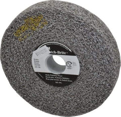 3M - 6" Diam, 1" Face Width, 1" Center Hole, Fine Grade, Silicon Carbide Deburring Wheel - Convolute, Soft Density 2 Grade, 6,000 RPM - Americas Industrial Supply