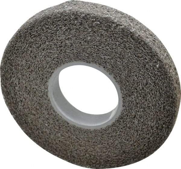 3M - 8" Diam, 1" Face Width, 3" Center Hole, Fine Grade, Silicon Carbide Deburring Wheel - Convolute, Soft Density 2 Grade, 4,500 RPM - Americas Industrial Supply