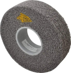 3M - 8" Diam, 2" Face Width, 3" Center Hole, Fine Grade, Silicon Carbide Deburring Wheel - Convolute, Soft Density 2 Grade, 4,500 RPM - Americas Industrial Supply