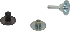 3M - 1/4" Shank Diam Unitized Deburring Wheel Mandrel - Compatible with 2" - 4" Diam x 1/8" Wide x 3/8" Hole Deburring Wheels - Americas Industrial Supply
