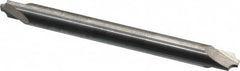 Accupro - 0.055" Radius, 3/16" Mill Diam, 2 Flute Solid Carbide Corner Rounding End Mill - Double End, Uncoated, 2" OAL, 3/16" Shank Diam - Americas Industrial Supply