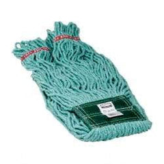 Rubbermaid - 5" Green Head Band, Medium Blended Fiber Loop End Mop Head - 4 Ply, Use for General Purpose - Americas Industrial Supply