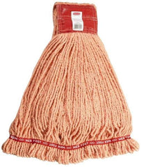 Rubbermaid - 5" Red Head Band, Large Blended Fiber Loop End Mop Head - 4 Ply, Use for General Purpose - Americas Industrial Supply